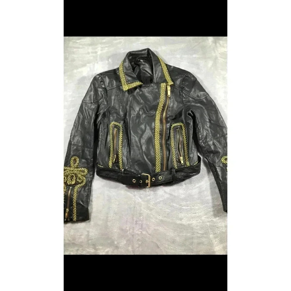 Free People Jackets & Blazers - Free people bang bang vegan jacket size small